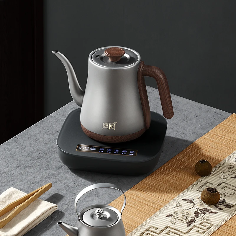 Chaleira elétrica de titânio puro personalizada de fábrica recarregável casa inteligente chá rápido controle automático de temperatura chinês ao ar livre rv