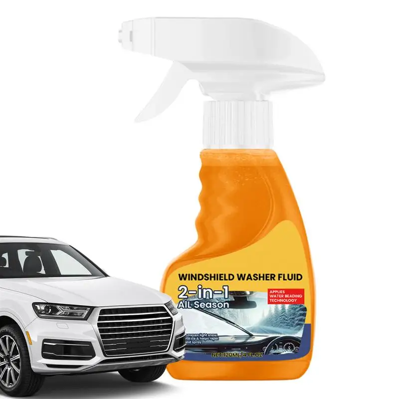 

Car Windshield Cleaning Solution 120ml Rainproof Auto Glass Window Cleaning Agent Car Window Cleaning Spray For Avoiding