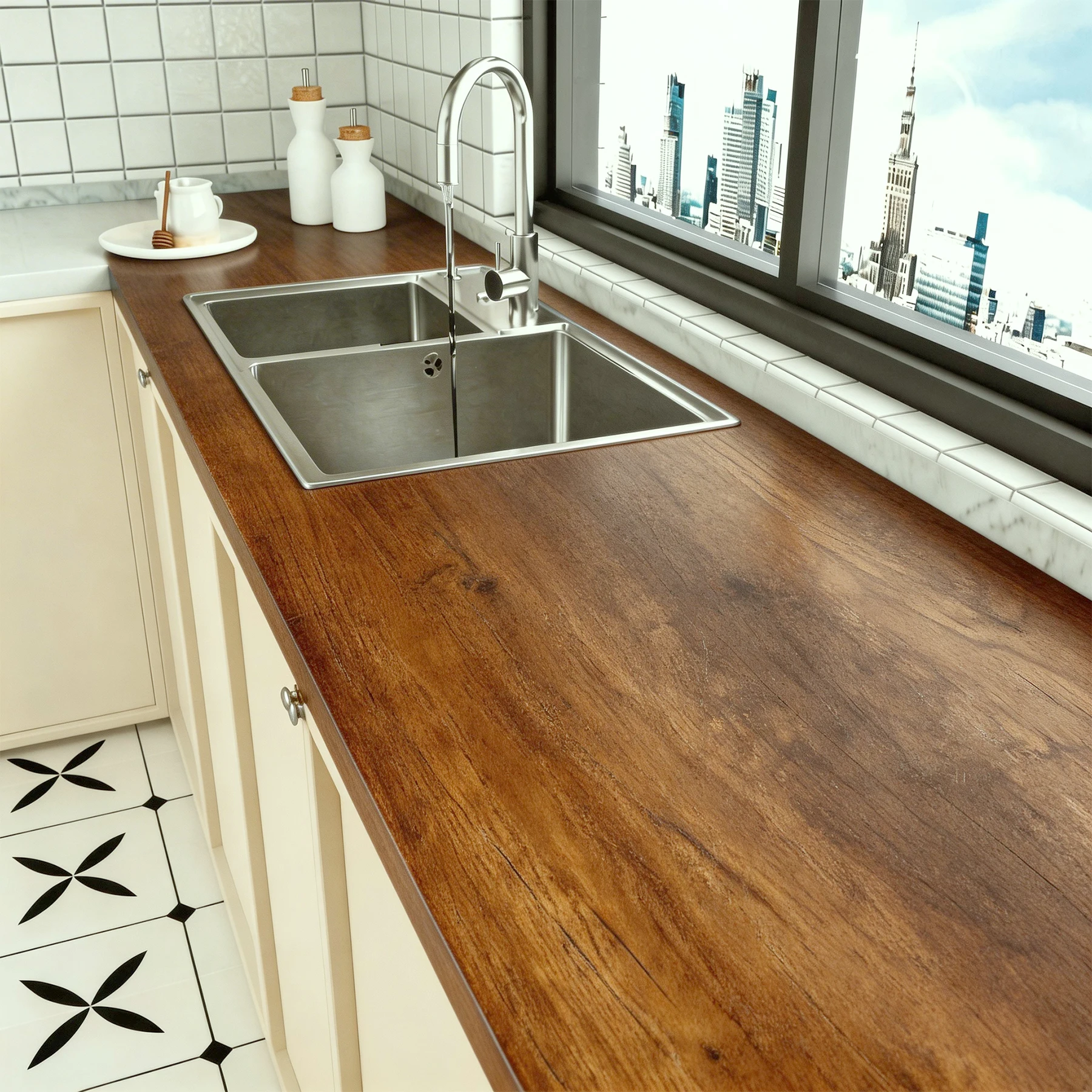 Wood Grain Pattern Peel and Stick Wallpaper PVC Waterproof Self-adhesive Home Furniture Renovation Films Vinyl Wall Stickers