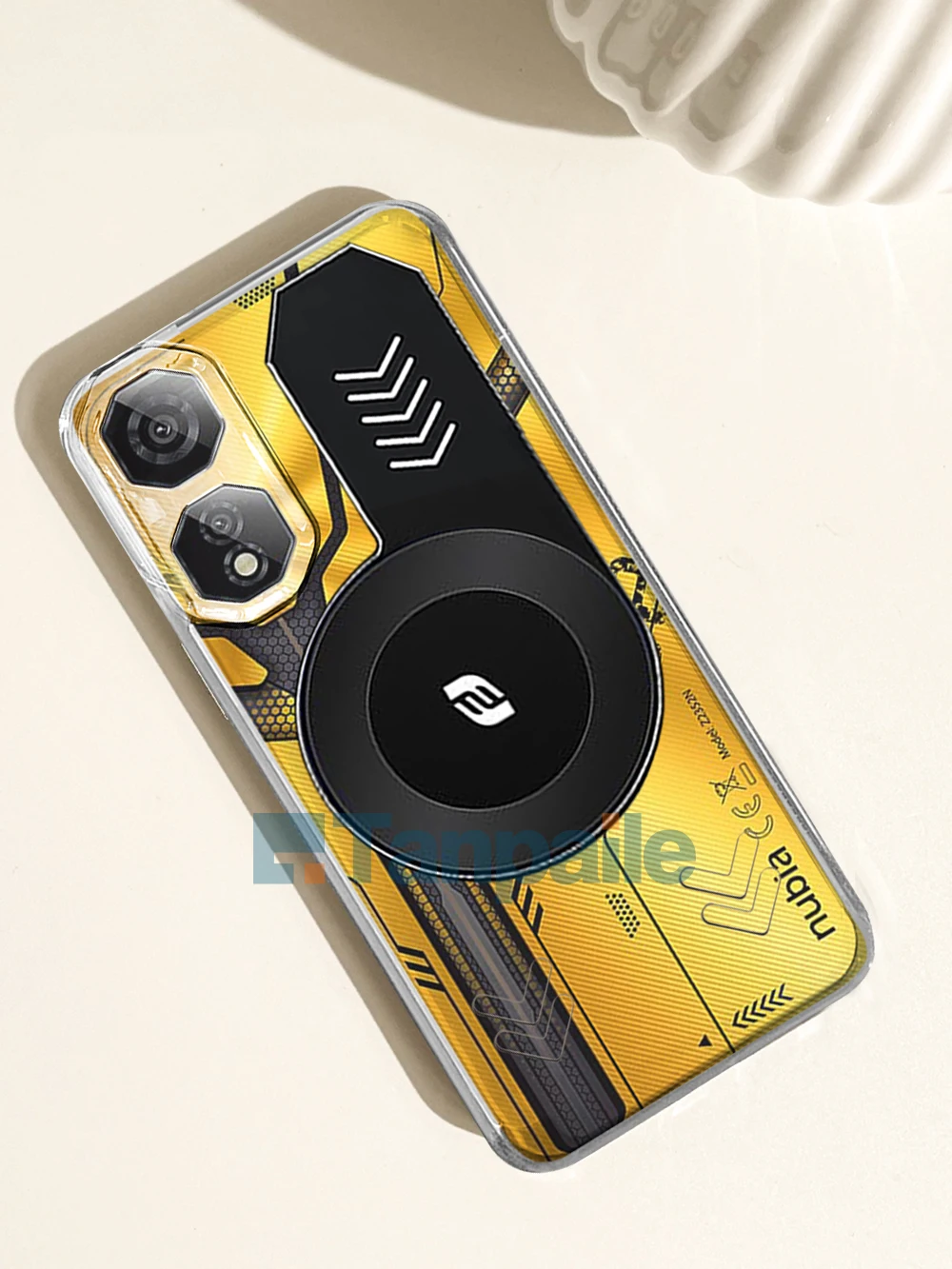 for Nubia Neo2 5G Neo 2 Cooling Case Shockproof Transparent Black Soft TPU Gaming Heat Dissipation Bumper Capa Funda Casing