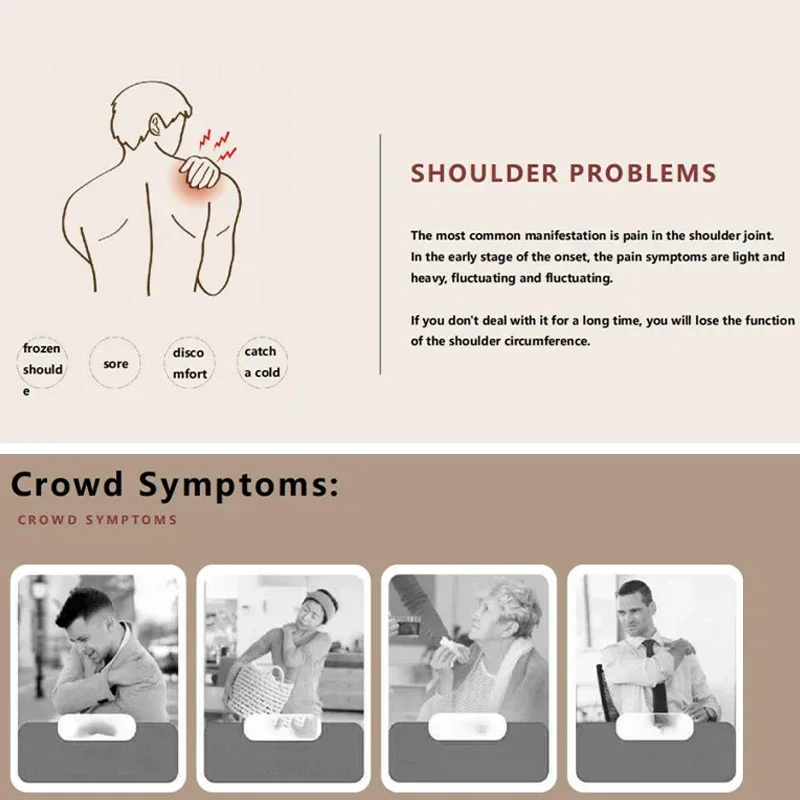 Home Relieve Shoulder Pain 3D masajeador de cuello High Frequency Vibration Shoulder Massager Eliminate  fast shipping