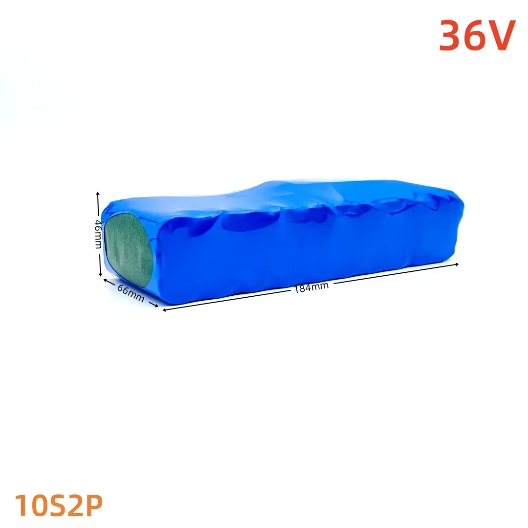 10S2P 36V lithium battery pack 20000mAh, 36V Motorized scooter battery, suitable for 36V Motorized scooter. Maximum power 500W