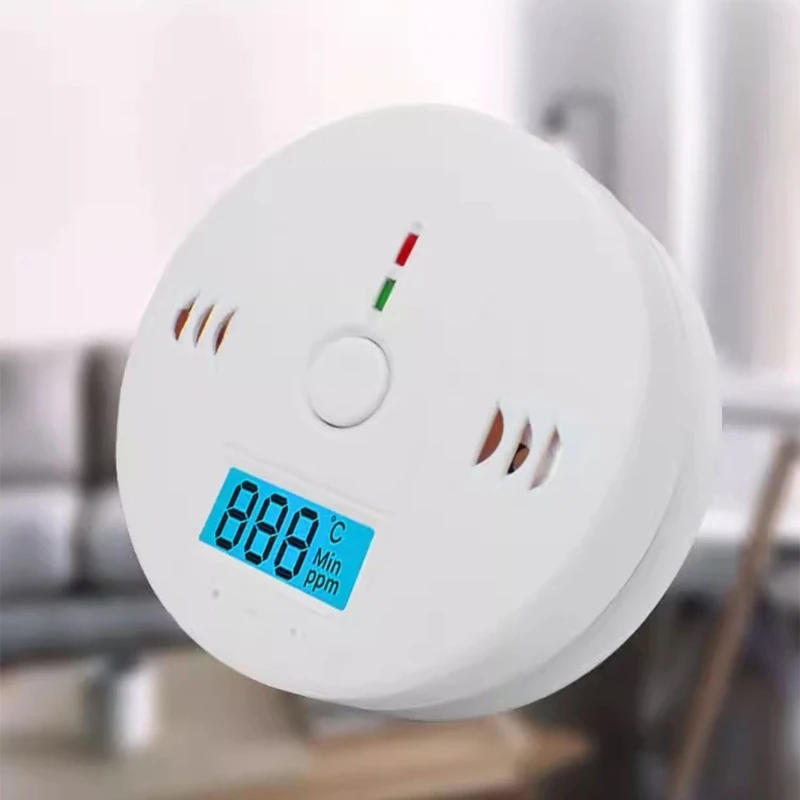 Y5H Carbon Monoxide Detector Battery Operated Digital Display CO Alarm Detector Monitors High Sensitivity CO Alarm for Home