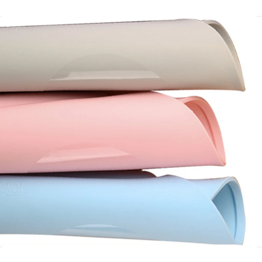 

2Pcs Food Catching Silicone Placemat Non-Slip Suction Design Heat Insulated Mat for Kids Nursery Kindergarten Silicone Placemat