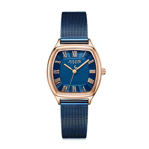 Retro Stainless Steel Julius Lady Women's Watch Japan Quartz Elegant Fashion Hours Clock Dress Bracelet Girl's Birthday Gift Box