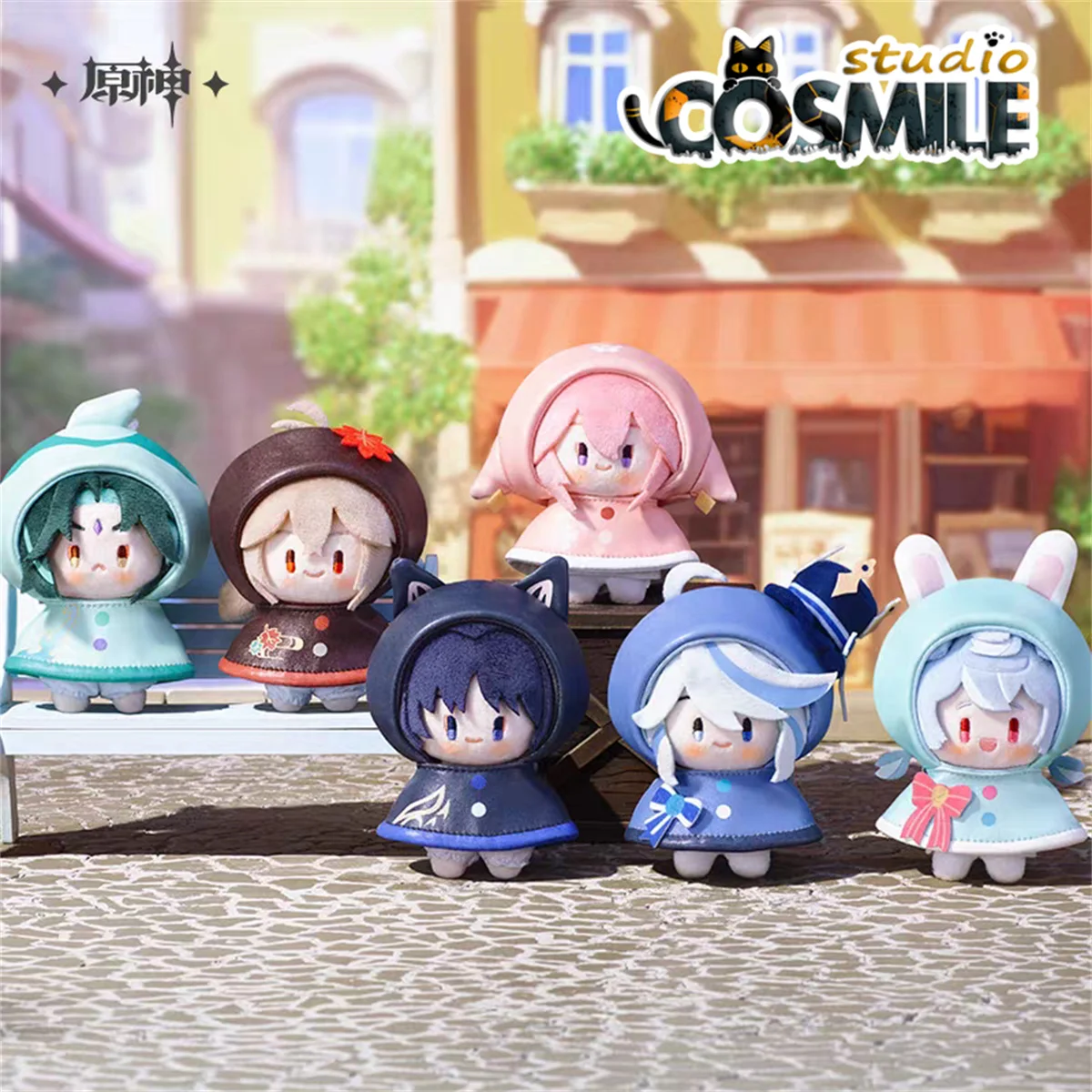 Genshin Impact Furina Xiao Sigewinne Kaedehara Kazuha Yae Miko Kunikuzushi Wanderer Plush 10cm Sunny day Doll Toy Keychain