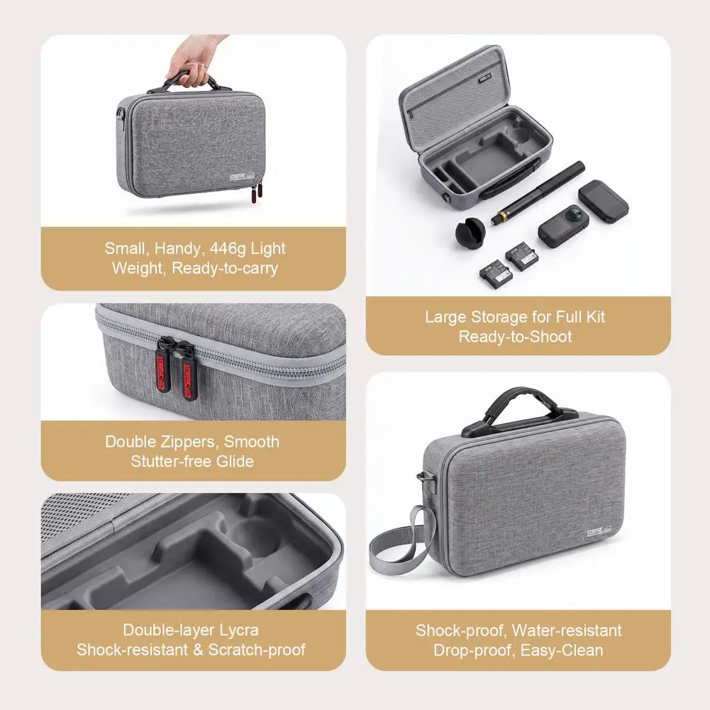 For Insta360 X6 Set Storage Bag Camera Rabbit Cage Butler Complete Set Of Accessories Hard Shell Storage Box Shoulder Travel Bag