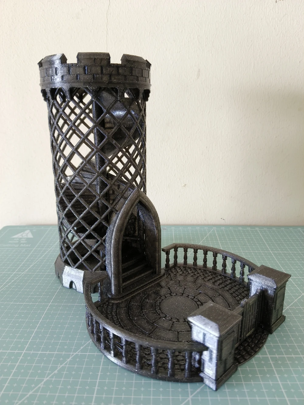 Tablero de torre de dados de Castillo de 18cm, juego DND, grupo de dados, torre de color, juego de mesa, modelo de construcción, accesorios de juego, oranment para el hogar