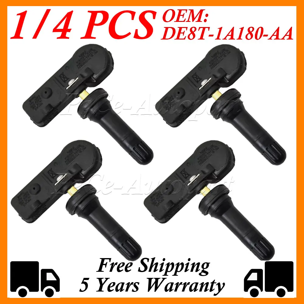 

1/4 шт. DE8T-1A180-AA 9L3Z1A189A 315 МГц ДАТЧИК TPMS МОНИТОР ДАВЛЕНИЯ В ШИНА ДЛЯ Ford Mustang Fusion Escape 2012-2013 гг.