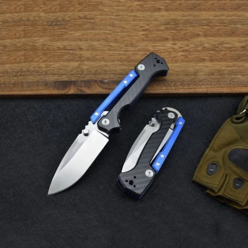 

Colst AD-15 AD15 Pocket Folding Knife M390 Blade Carbon Fiber Handle Tactical Hunting Fishing EDC Survival Tool Knives