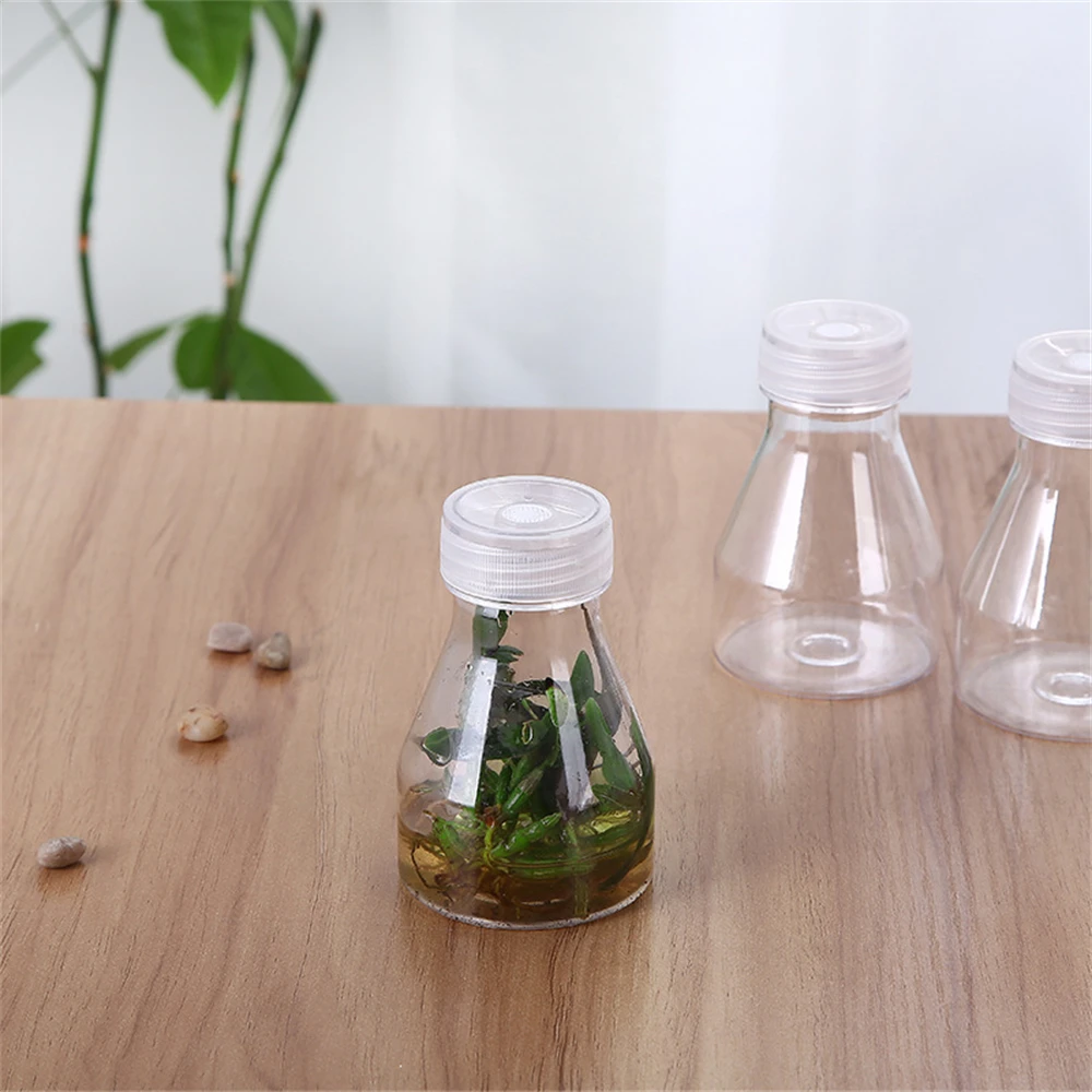 150ML Transparent Multifunctional Plastic Experimental Strain Bottle Simple High Temperature Resistance Leak-proof Repeated Use