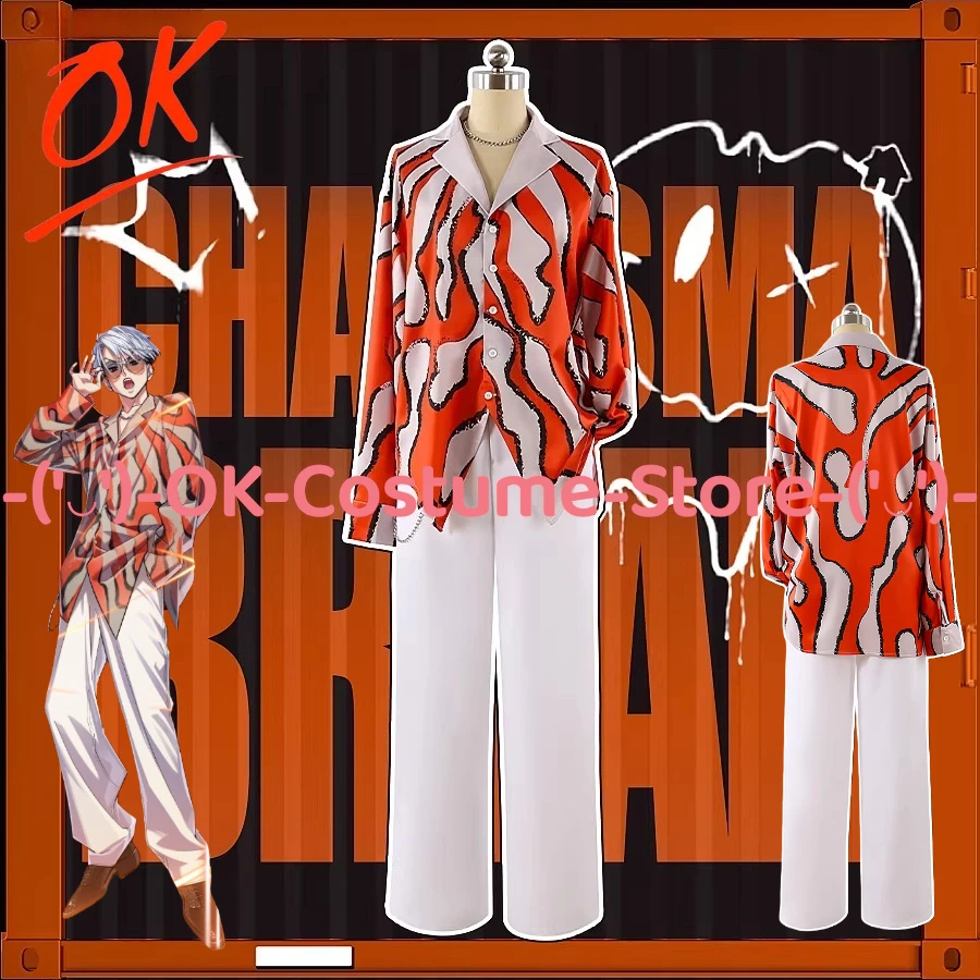 

[Customized Size] CHARISMA Rikai Kusanagi RBB Rap Battle Cosplay Costume Anime Character Outfit Halloween Party Uniform Suit