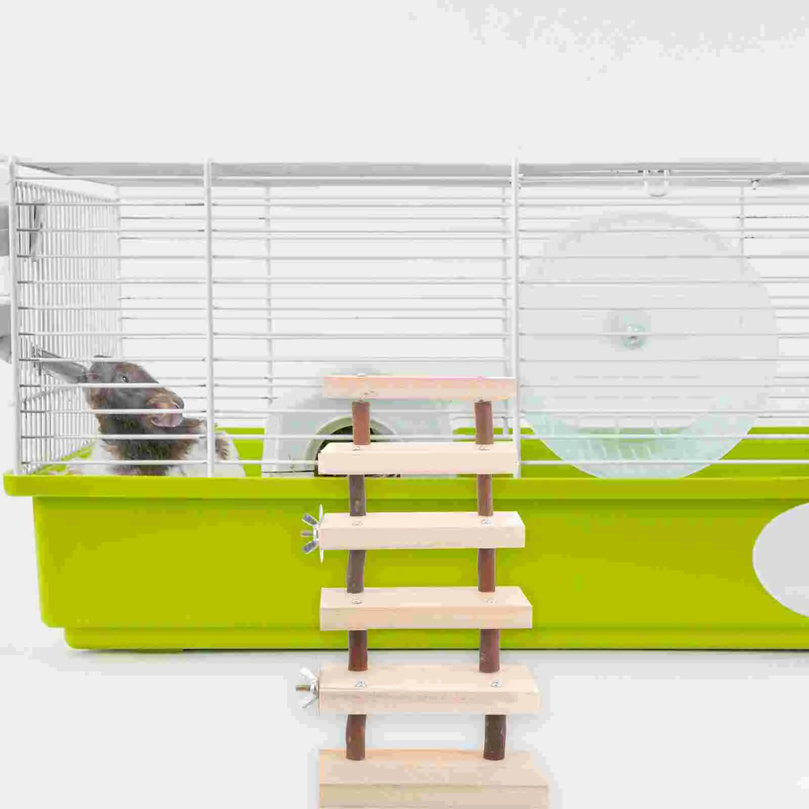 

Hamster Climbing Ladder Toys Chinchilla Pet Rat Training Wooden Cage Landscaping Ladders Rabbit
