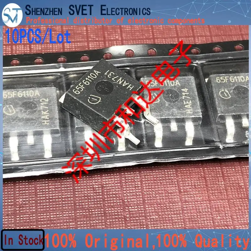 10PCS/Lot 65F6110A IPB65R110CFDA  TO-263   Imported Original New And In Stock 100%Test