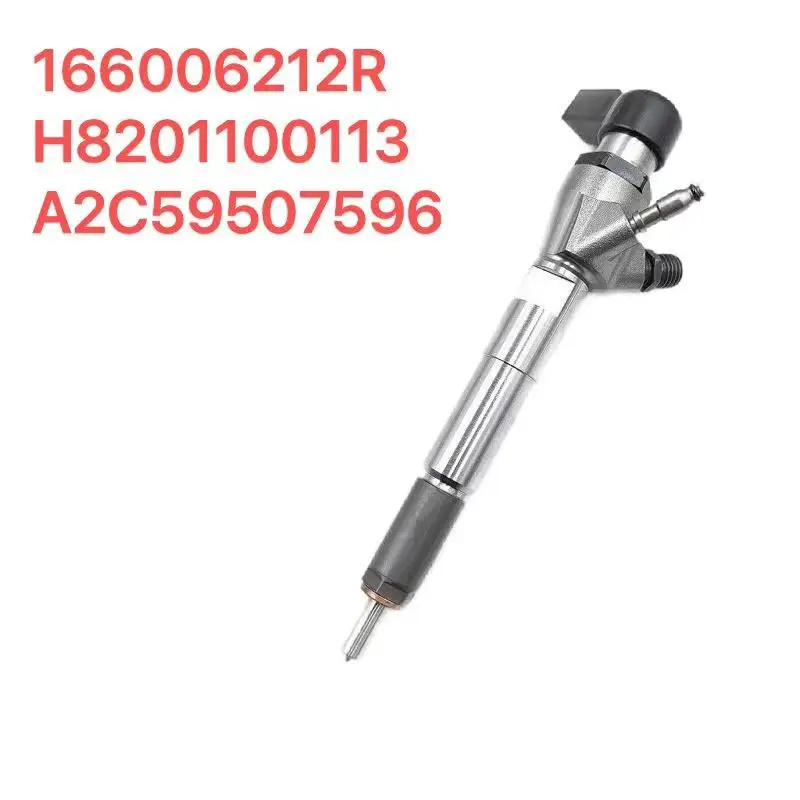 New Diesel Injector 166006212 R H 8201100113   A2C 59507596 , Suitable for Mercedes-Benz Renault Nissan Dacia 1.5Dci K9K Om 607.951