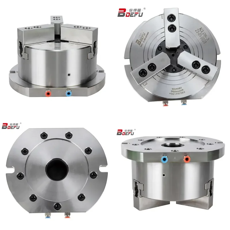 

BDEFU Vertical 3 Jaws Precision Pneumatic Chuck for Cnc Lathe