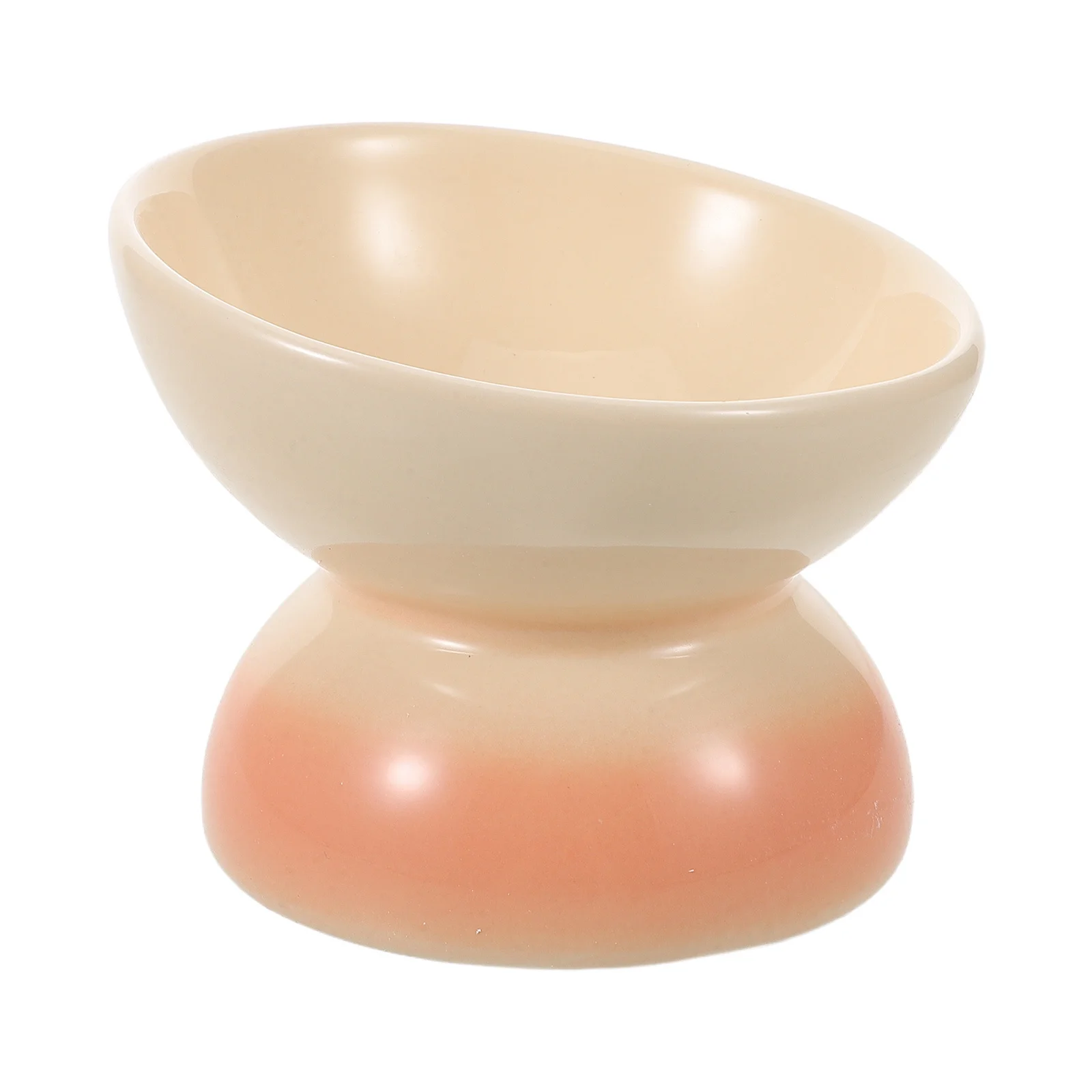 

Ceramic Elevated Tilted Cat Bowl Raised Feeding Dish for Indoor Cats Antivomit Food Water Bowl Cat Dishes Ceramic Dish