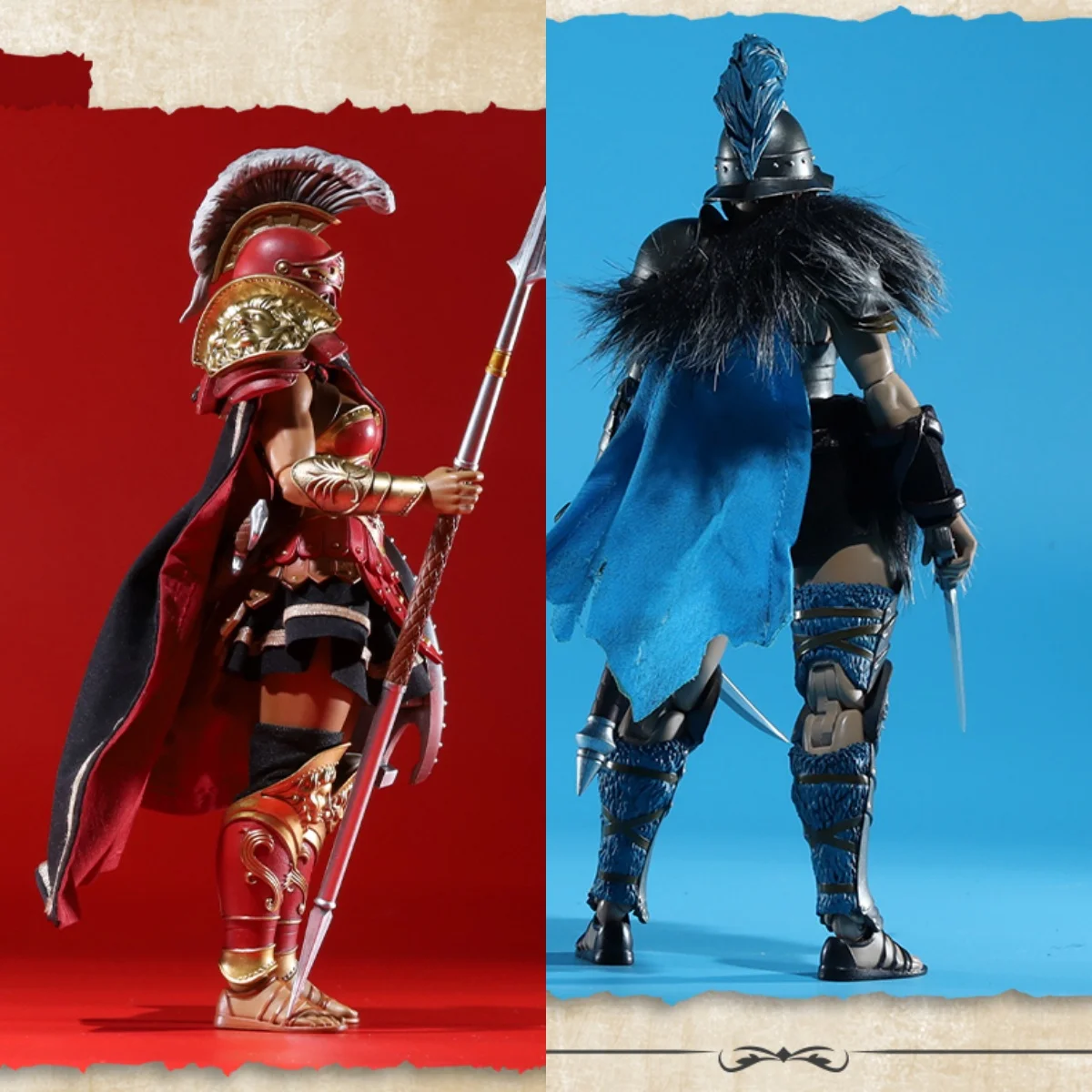 

【Без тела】В наличии 1/12 женщина-солдат-гладиатор красивая игра красный синий плащ набор подходит для 6-дюймовой модели экшн-фигурки