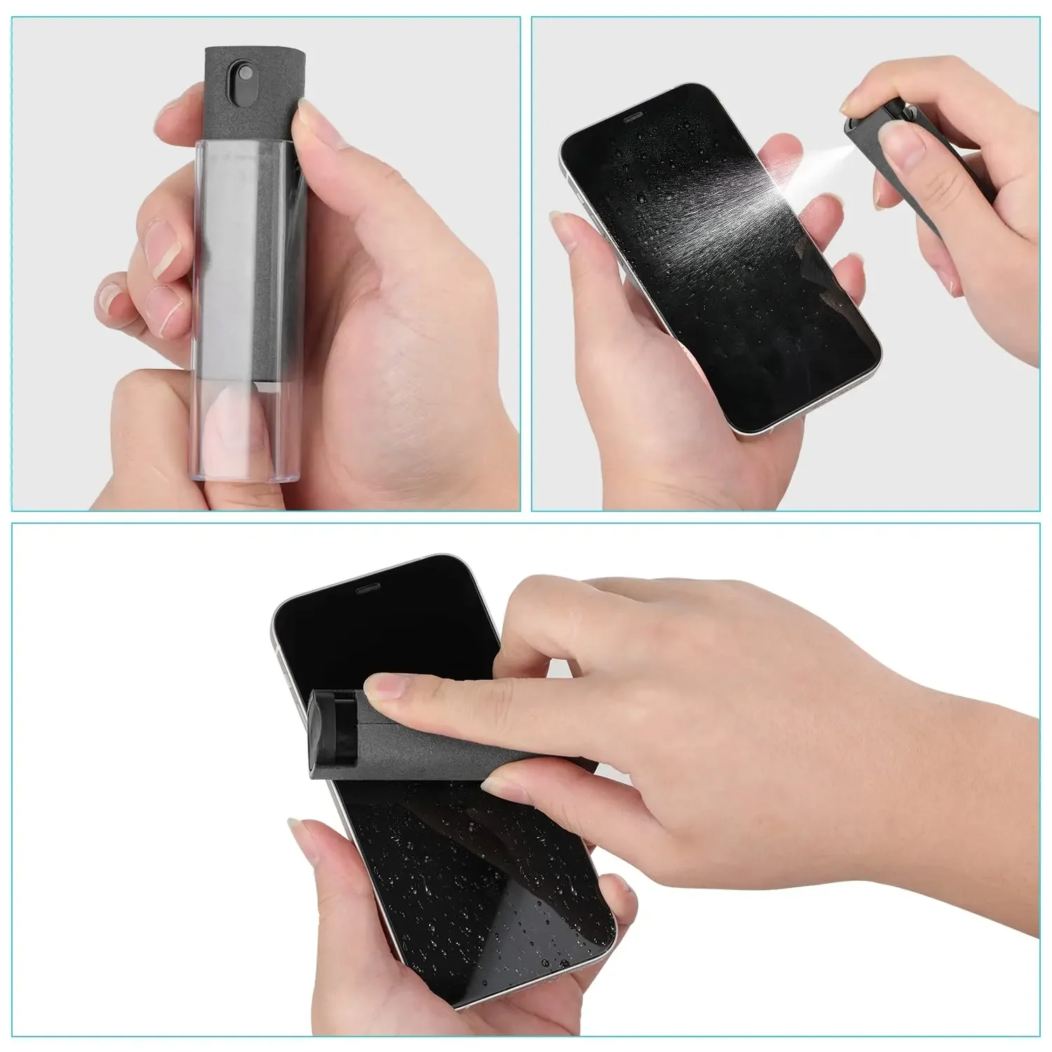 2 in 1 클리너 키트 노트북 전화 화면 청소 도구 Apple Xiaomi Huawei Samsung OPPO Vivo에 적용