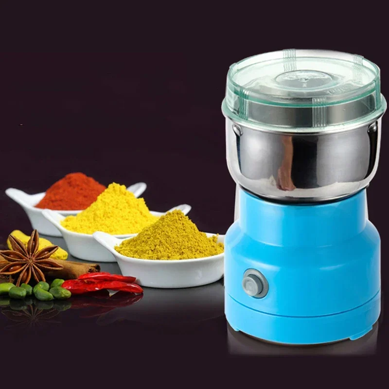 Electric Food Blender Grain Grinder Small Portable Blender Medicinal Herbs Powder Mixer Dry Grinding Professional Kitchen Tools