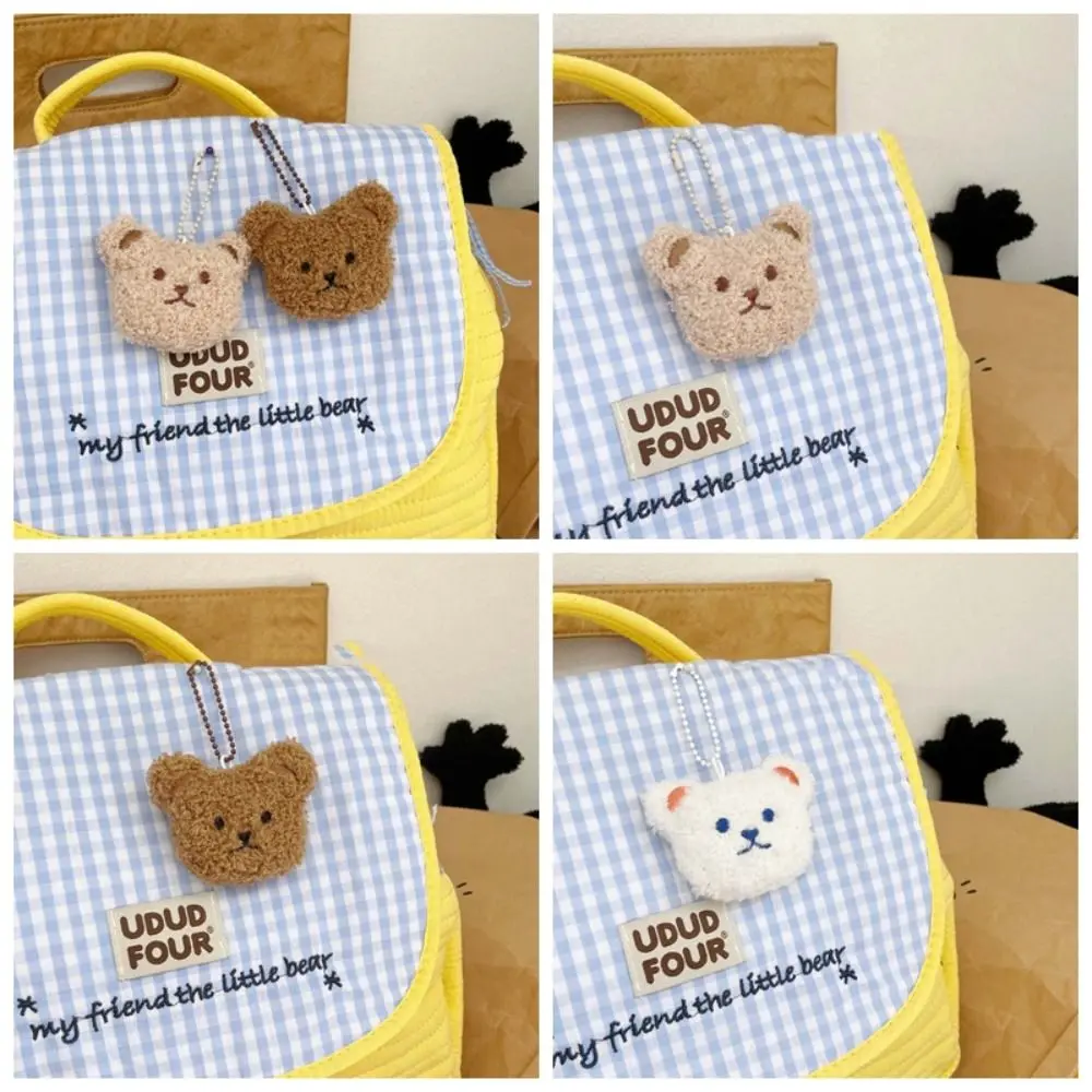 

Fashion Stuffed Cute Bear Pendant Bag Pendant Anime Cartoon Key Chain Soft Charms