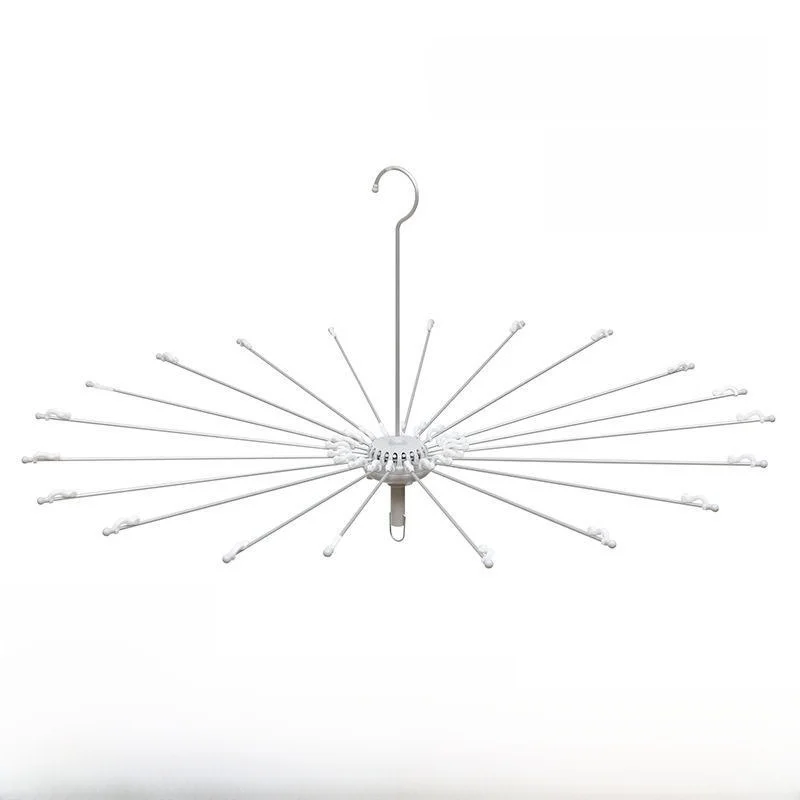 

Multi-Functional Umbrella Diaper Rack Home Use Foldable Windproof Towel Drying Rack Newborn Baby Clothes Hanger