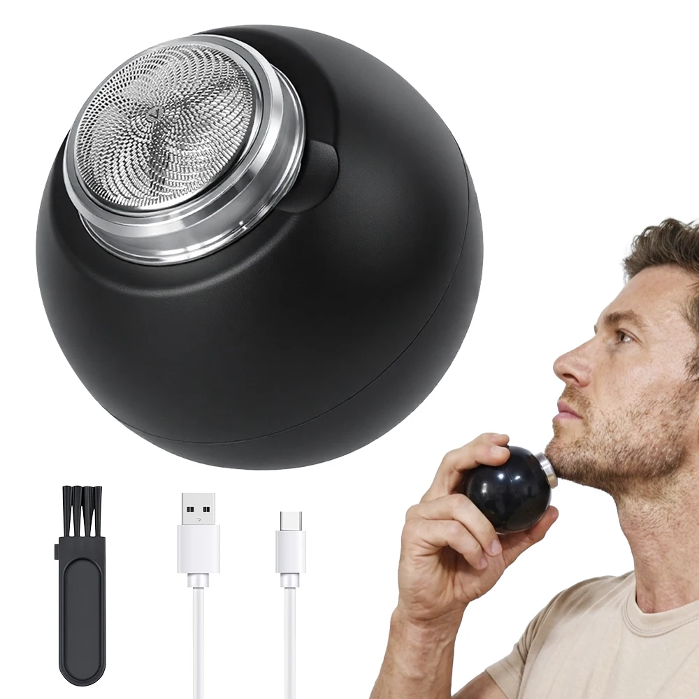 Mini Electric Shaver for Men, USB Charging Portable Razor, Washable Razor for Face, Easy Cleaning, Perfect for Travel & Home Use