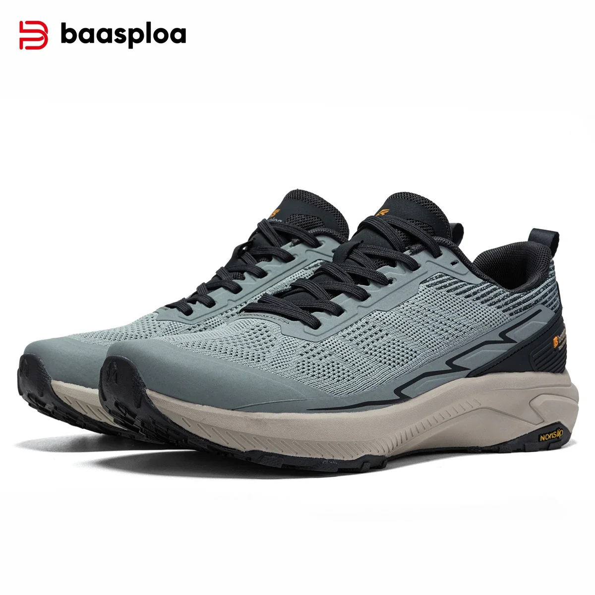 Baasploa Men Shoes Breathable Anti-Slip wear-resistant Men Outdoor Shoes Casual Fashion Men's Brand Sports Walking Shoes - Image 2