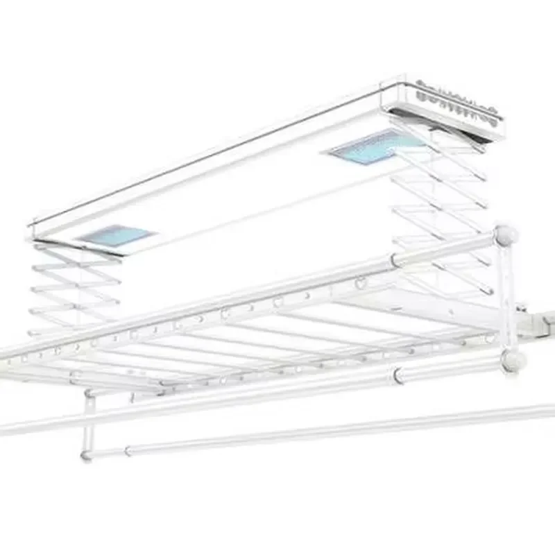 2024 New Manufacture Electric Heaters Automatic Laundry Rack Smart Drying Rack Remote Controlled Ventilation Houseware