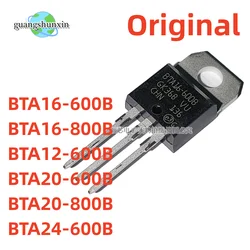 Tiristor bidireccional Original, 10 piezas, BTA12, BTA16, BTA20, BTA24-600B -800B, TO-220, buena calidad