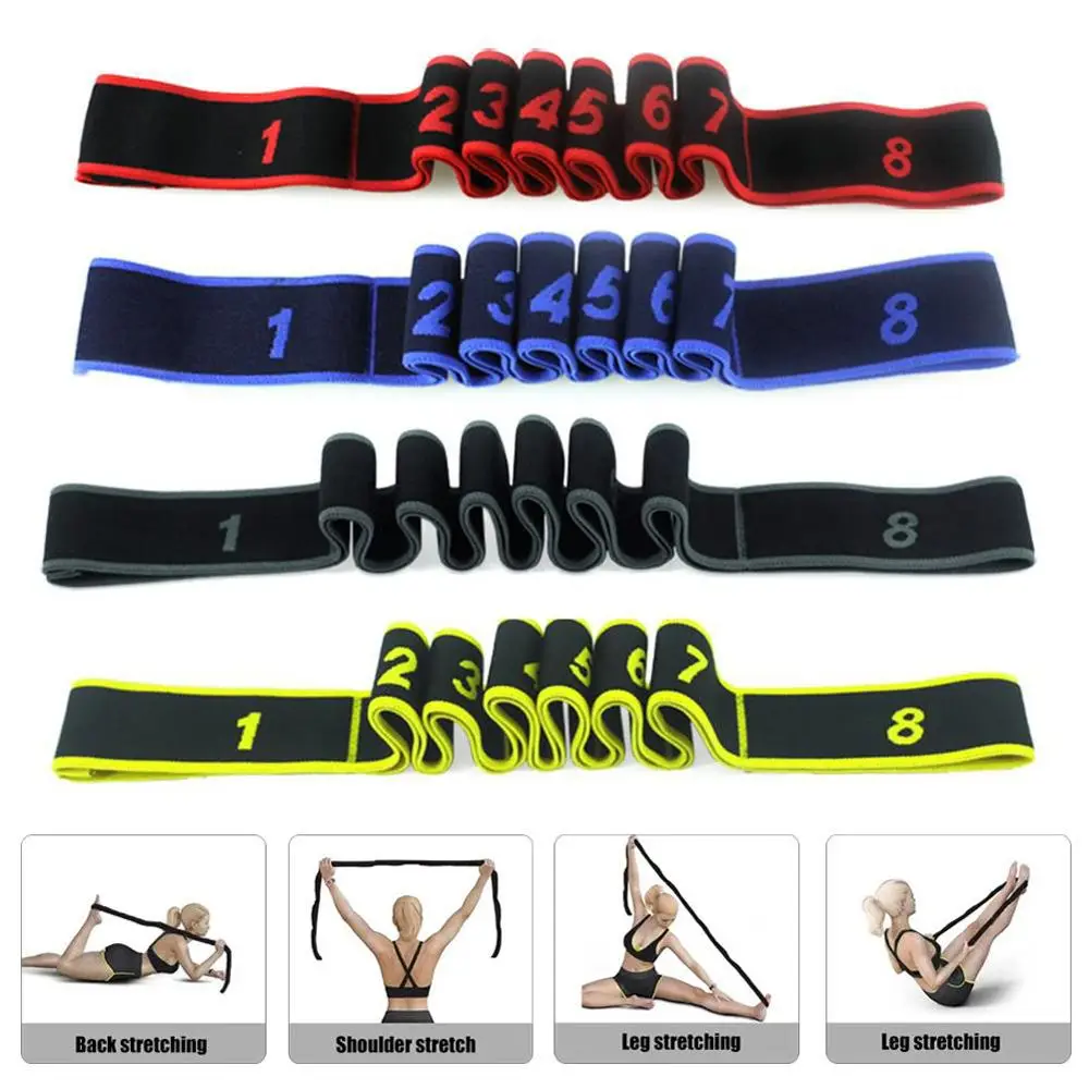 

Stretch Rope Yoga Belt Pilates Tension Band Fitness Equipment Elastic Band Resistance Bands Yoga Pull Strap Stretch Belt