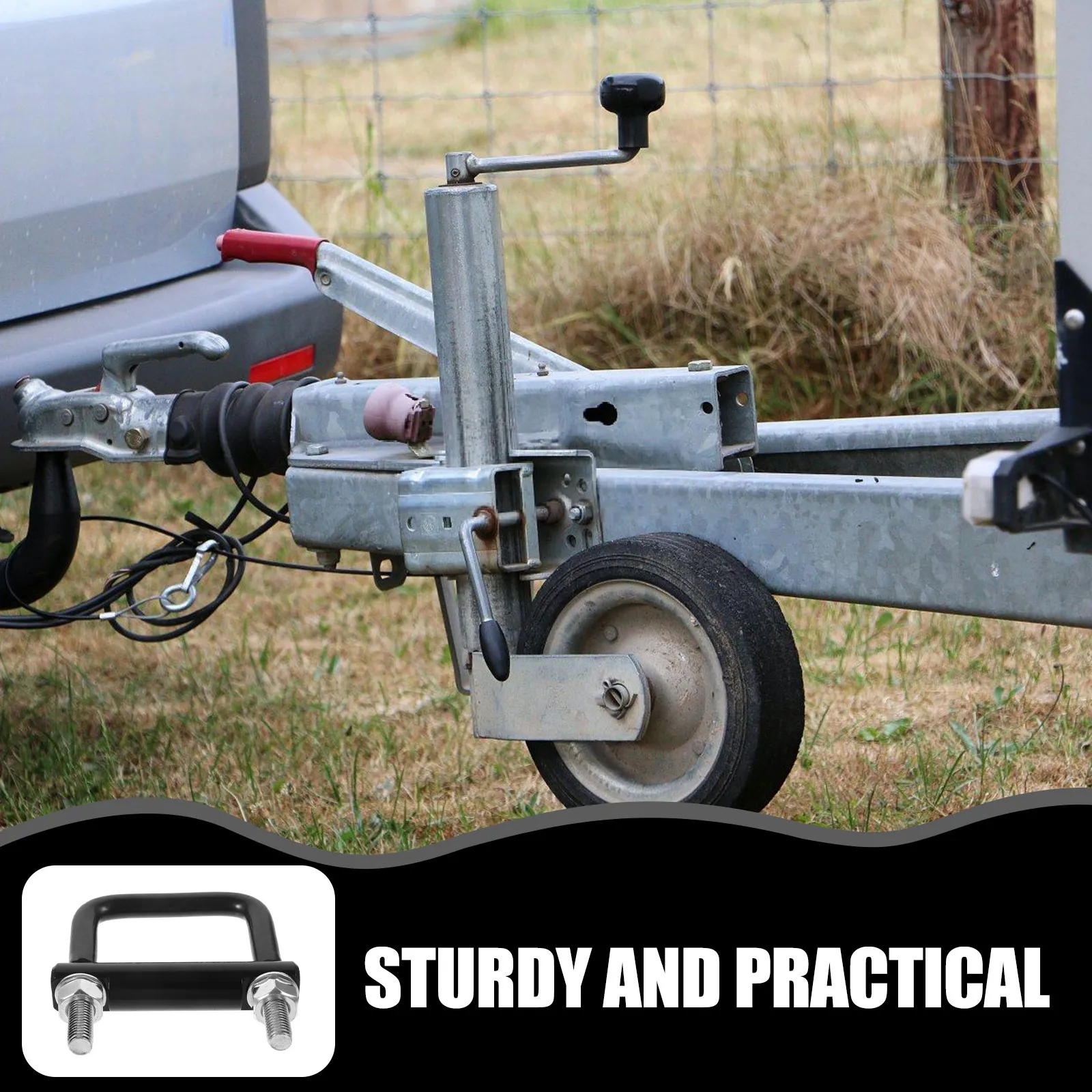 Metal Trailer Unloading Buckle Heavy Duty Hitch Clamp Sturdy Reliable Fastener for American Style Trailer Cargo Fixing Tool