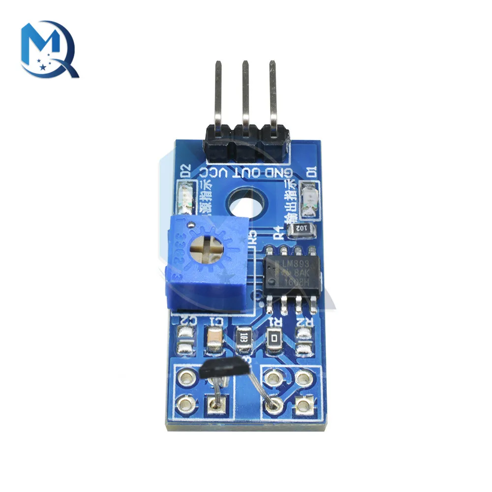 Modulo di misurazione della velocità Hall DC 5V LM393 3144 sensore Hall sonda a induzione magnetica