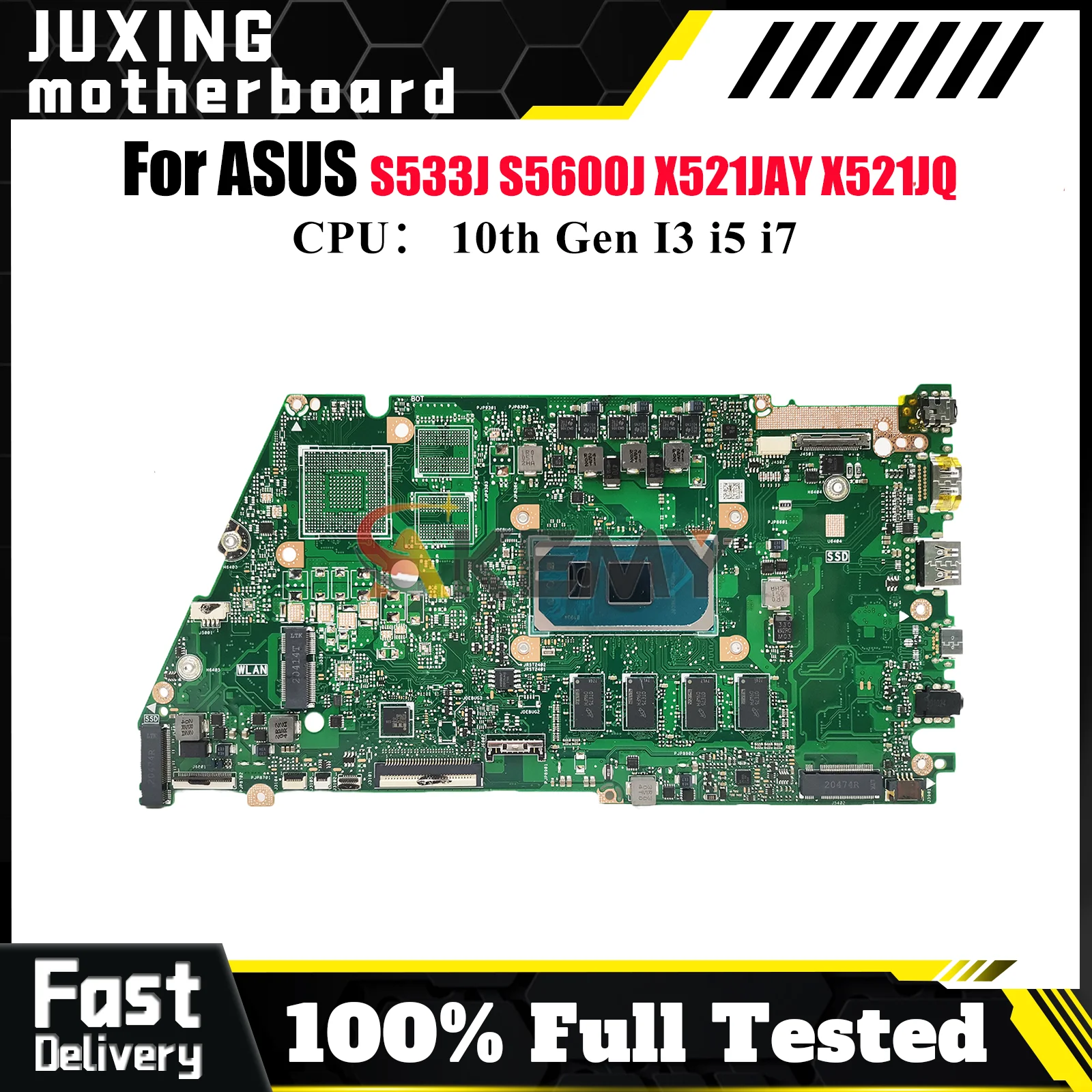 

X521JA Материнская плата для ноутбука ASUS X521JFY X521J X521JQ X521JAY S533J X521JPY S5600J X521JQY Материнская плата с 10-го поколения I3 i5 i7