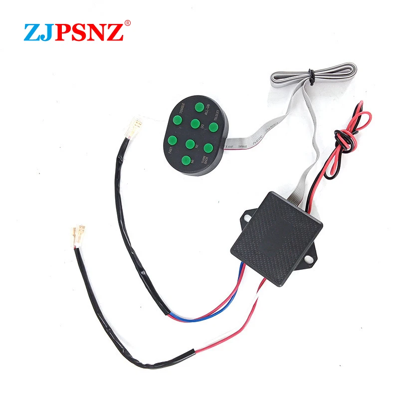 12 V 8 Töne Musical Air Horn Elektrische Schnecke Horn Für Fahrzeuge Motorräder Auto Mit 8 Sounds Control Box taste Universal – Detail 14