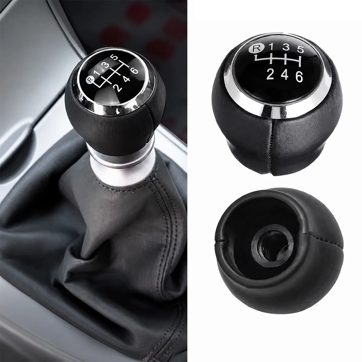 Passend für Toyota Corolla RAV4 Avensis Yaris Verso Auris Schaltknauf für Schaltgetriebe 6-Gang Schalthebel Innenzubehör – Detail 3