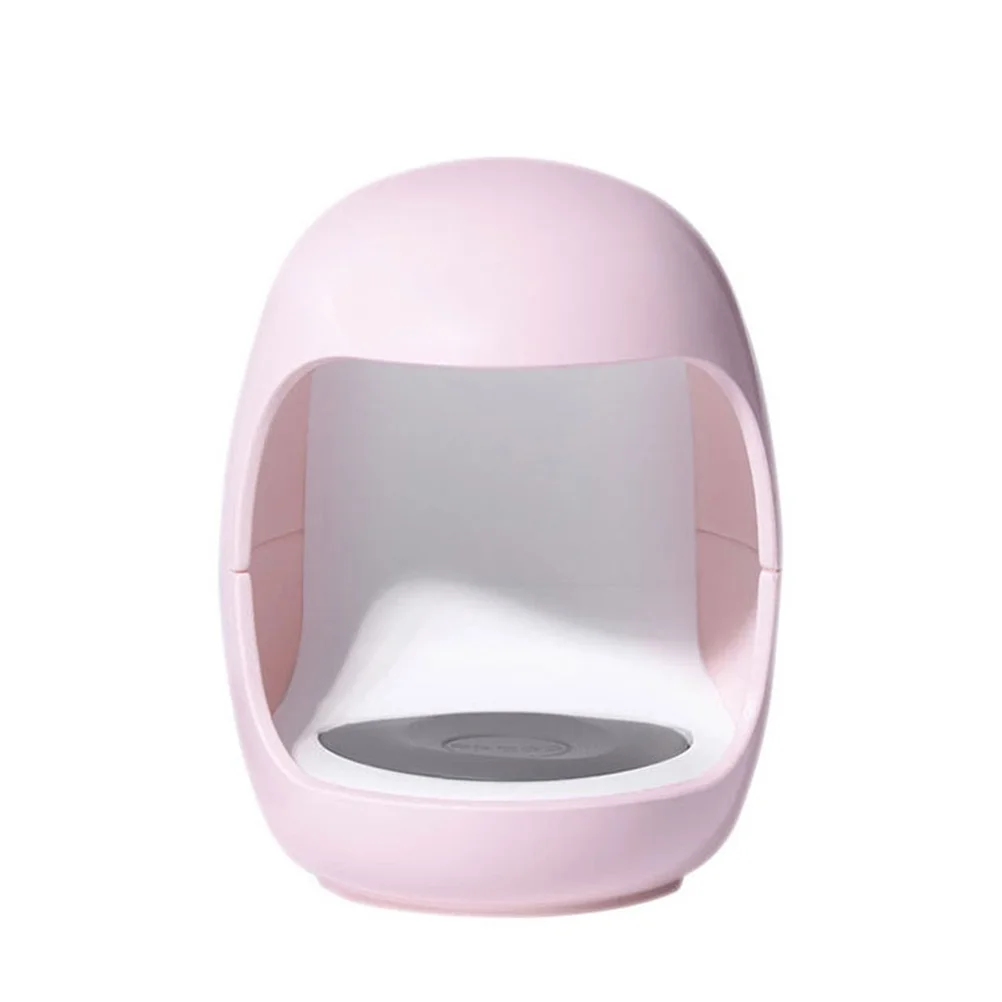 เครื่องอบเล็บพกพา สีชมพู ขนาดเล็ก ใช้ไฟ LED แบบ USB สำหรับอบเจลยูวี ใช้ในบ้าน