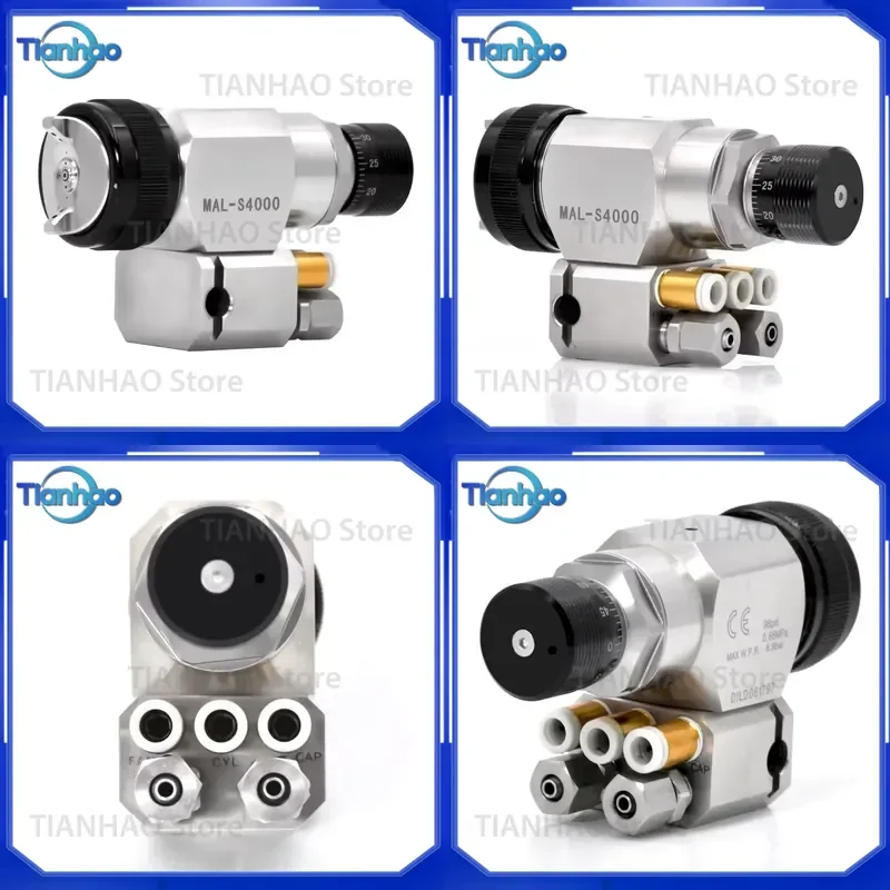 for Spray Gun Aerospace Grade Water Based Paint with Bracket Stainless Steel Automatic Airbrush Tool for Car Furniture DIY