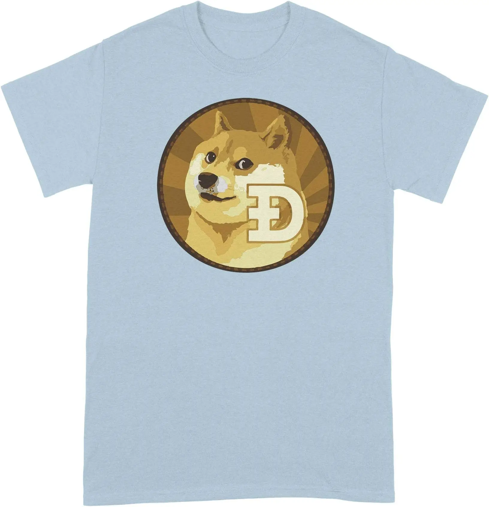 Dogecoin Tshirt Cryptocurrency Tees High Quality 100%Cotton Short Sleeve