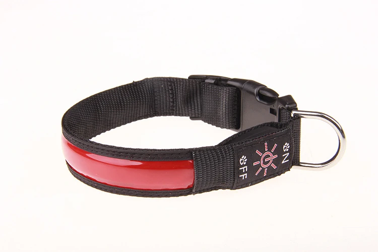 Pinkycolor USB Lade LED Hund Kragen Leucht Licht Nacht Sicherheit Reflektierende Leder Glühenden Kragen Für Hunde Haustiere Wiederaufladbare – Detail 8