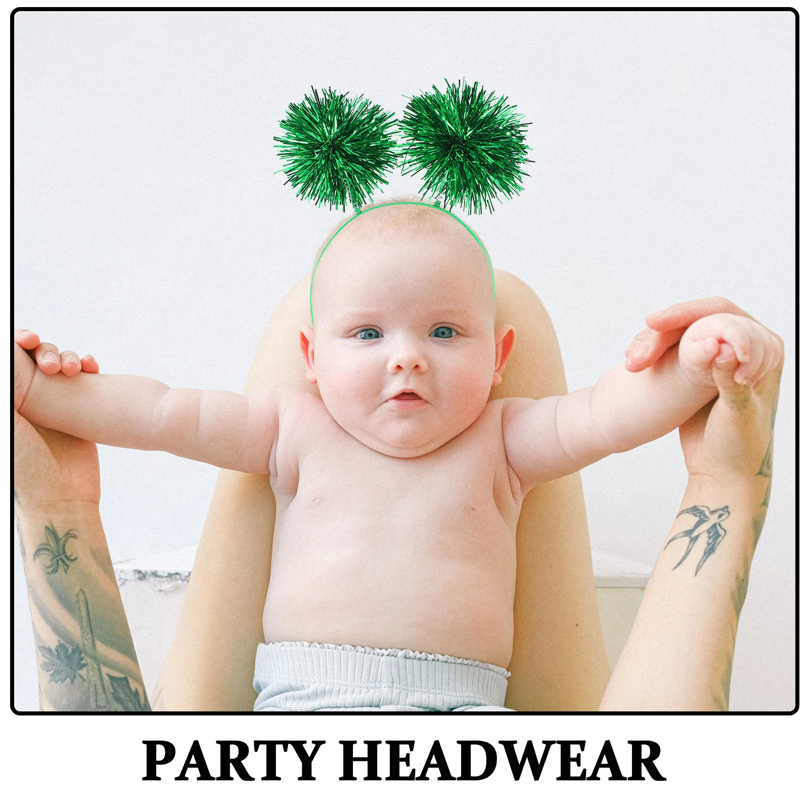 عصابة رأس بهرج بوم بوم لعيد الميلاد وحفلات أعياد الميلاد وحفلات الأطفال وحفلات الرأس وإكسسوارات شعر ممتعة #1