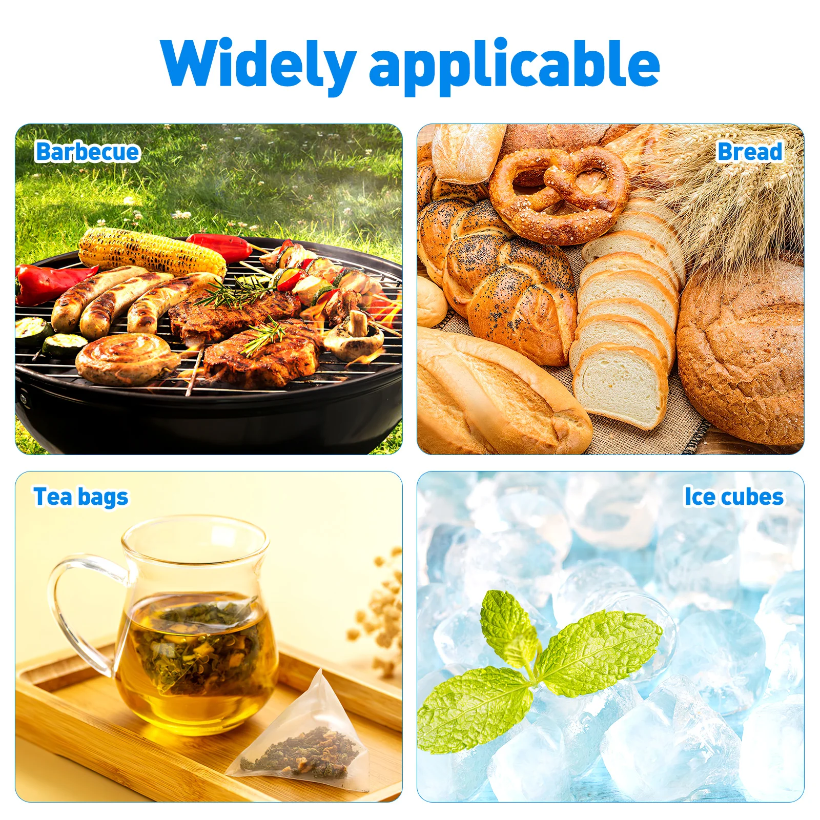 Stainless Steel Tea Bag Squeezer Tongs Grill Clip Strainer Tool for Cooking and Brewing