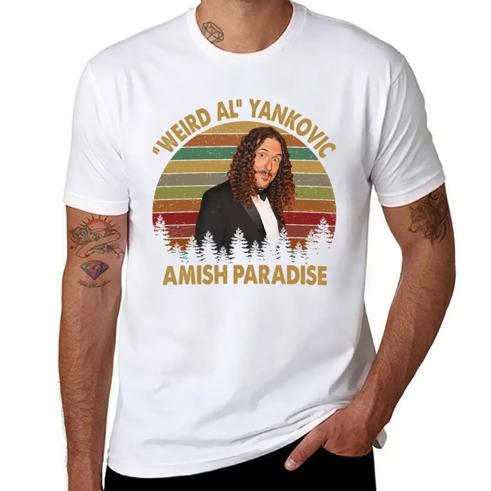 

Great Rewards Weird Al Yankovic Amish Paradise Cute Gift T-Shirt t shirts designer T-Shirt