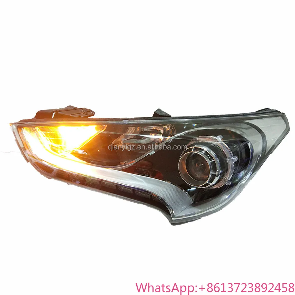 

For 2011-2015 Hyundai Veloster Halogen headlights automotive headlights Hot selling original lighting projectors