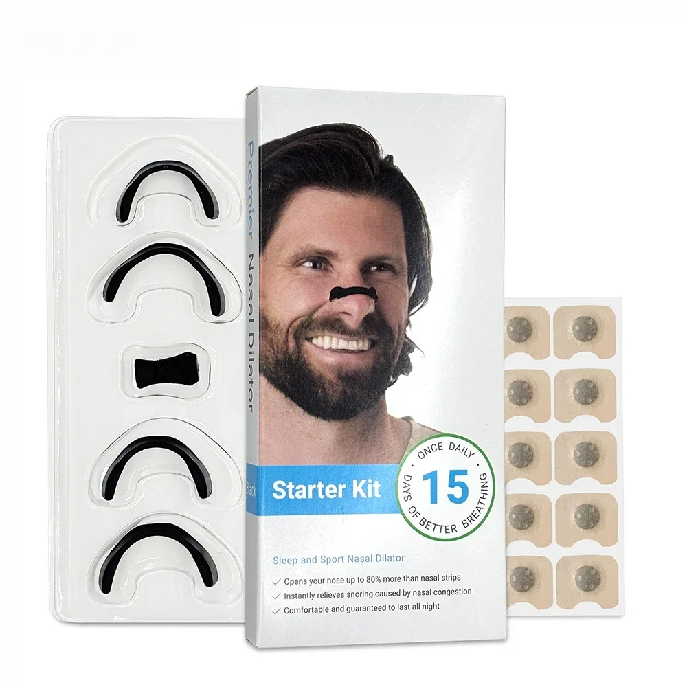 

Magnetic Nose Strips,Anti-snoring Nose Clip,Nasal Breathing Dilators Starter Kits,Increase Air Intake Improve Sleeping