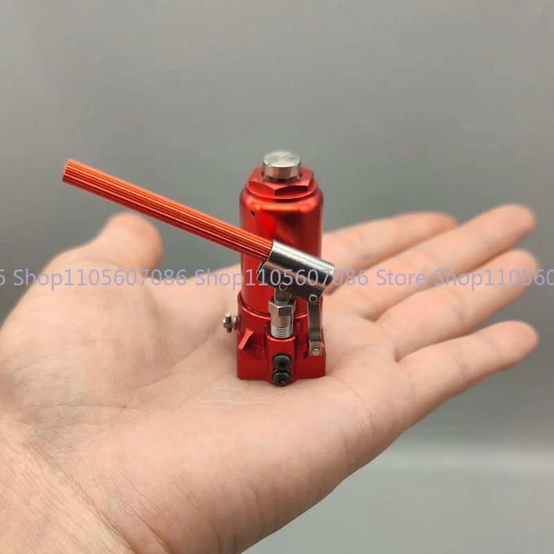 Mini Hydraulic Jack 1/10 Model, Graphics Card Holder, Scene Props, Creative Gifts