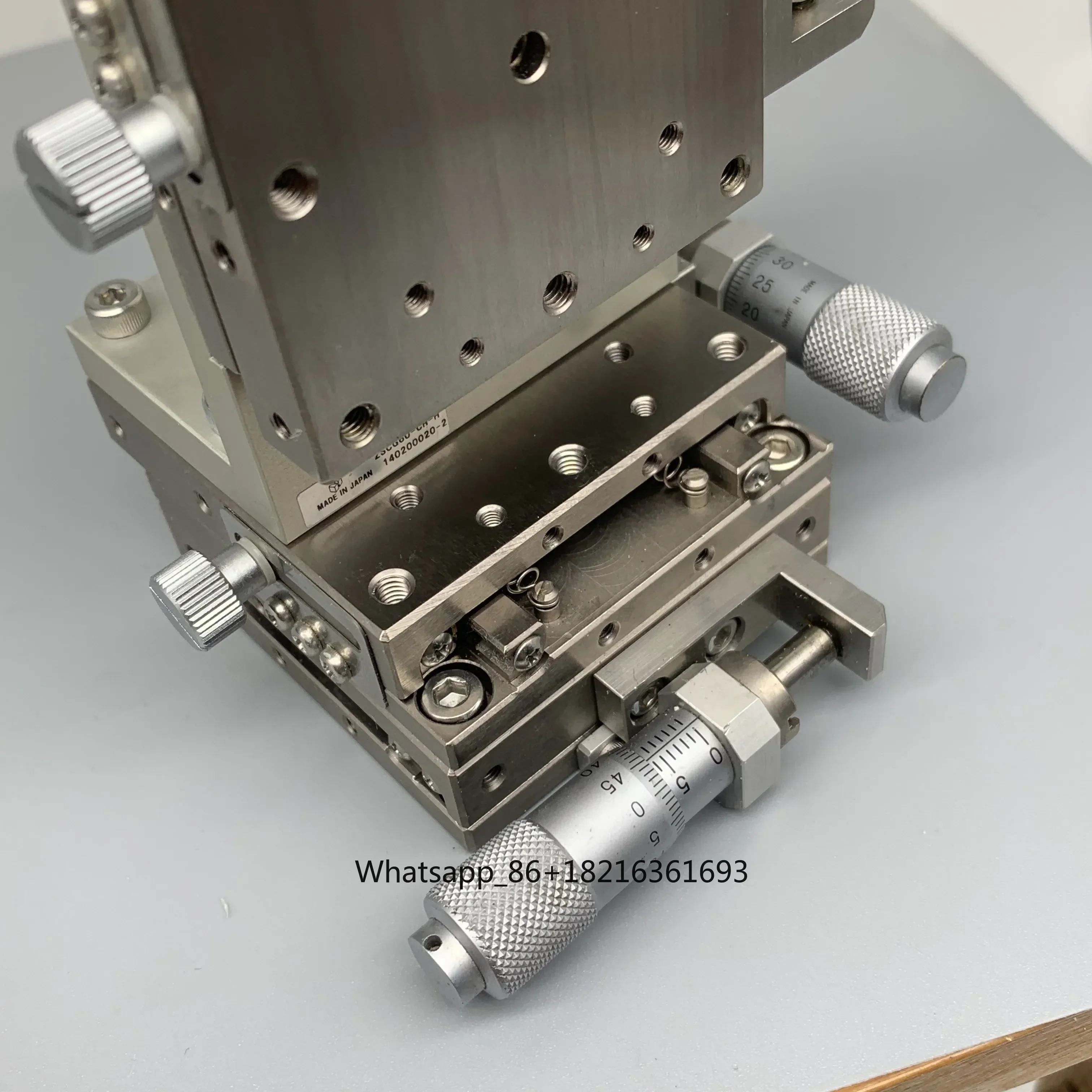 

new Stainless steel XYZ three-axis platform Junhe Seiki optical three-dimensional fine-tuning platform BSS16-60C 60mm