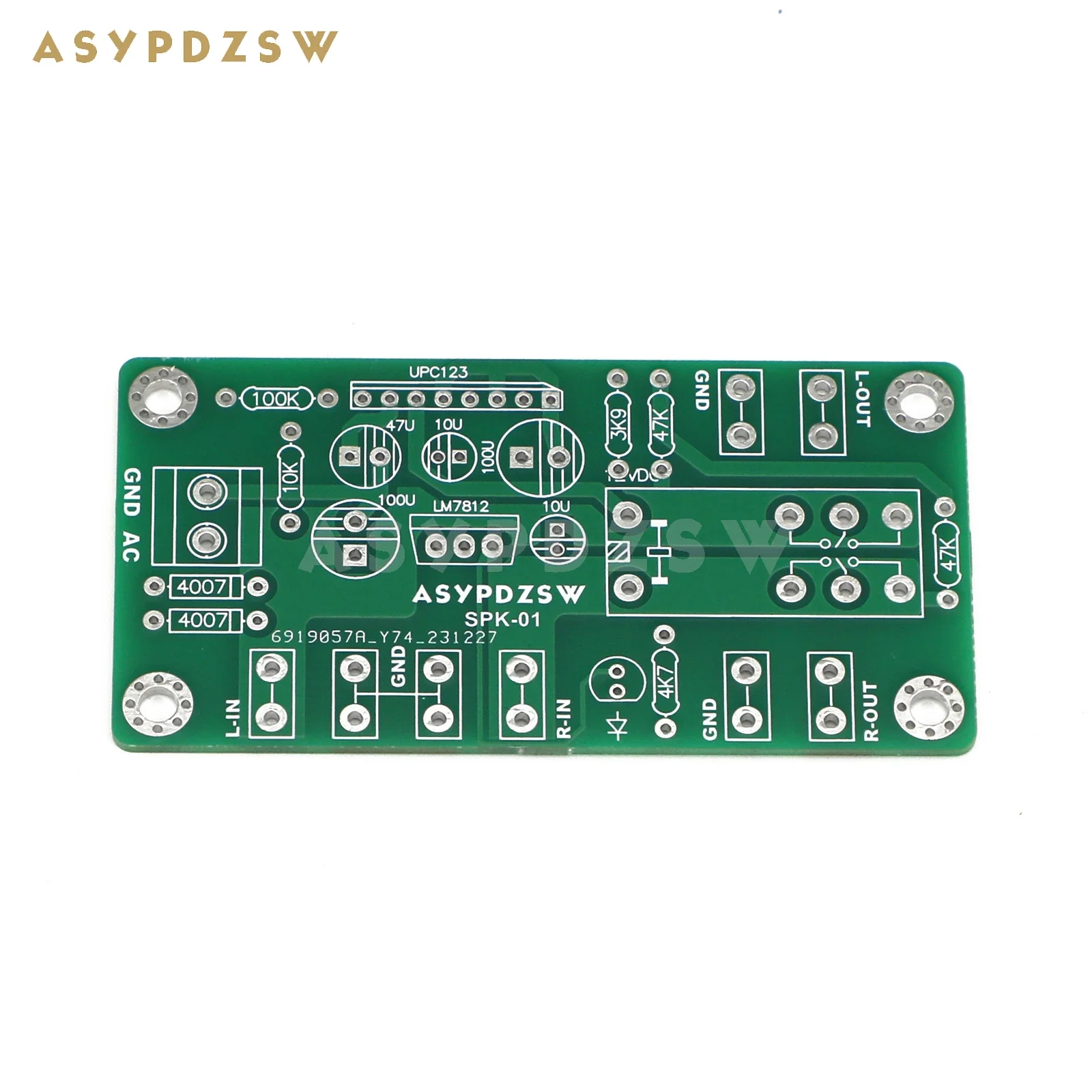 

5 PCS ASYPDZSW SPK-01 MINI Stereo Amplifier speaker protection Bare PCB (Can be AC or DC 12V IN)