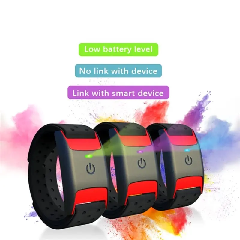 A74K-ANT + Monitor de ritmo cardíaco brazalete recargable Sensor HRM IP67 impermeable para Peloton Polar Wahoo Zwift Garmin