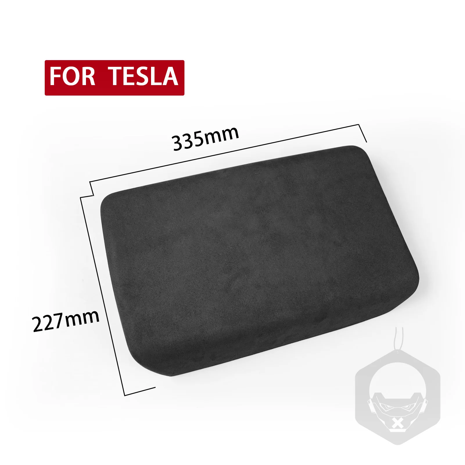 Alcantara Suede For Tesla Model 3 2017-2022 Center Control Armrest Cover Car Arm Rest Panel Protector Pad Decoration Accessories